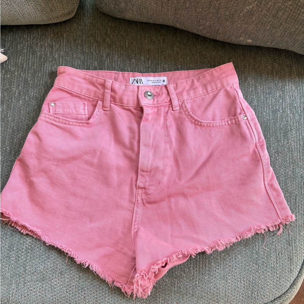 Zara Cut Off Denim Shorts